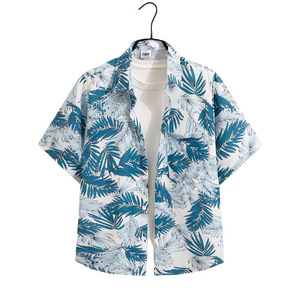 Chemise décontractée pour homme à manches courtes, imprimé floral tropical, prix de gros, chemise de plage pour la Floride, <span class=keywords><strong>Miami</strong></span>, Hawaï, souvenir - Product Image 3