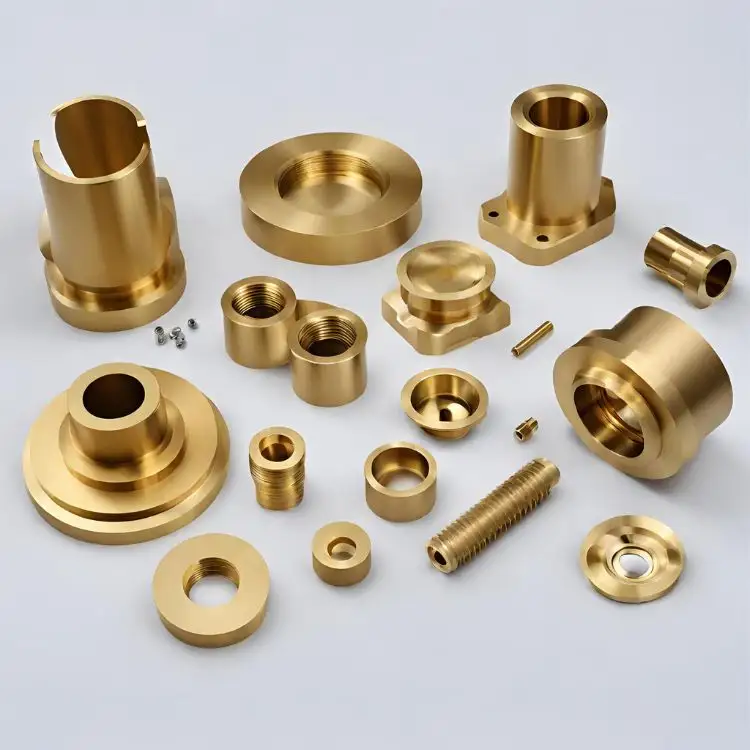 Custom CNC Milling Turning Metal Copper/Bronze/Brass Parts Precision Turned Brass CNC Machining