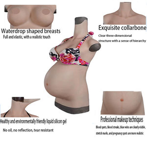 Barriga <span class=keywords><strong>de</strong></span> Embarazo Realista <span class=keywords><strong>de</strong></span> Silicona <span class=keywords><strong>de</strong></span> 4/6/9 Meses para Programas <span class=keywords><strong>de</strong></span> TV, Películas y Accesorios <span class=keywords><strong>de</strong></span> Televisión, Categoría <span class=keywords><strong>de</strong></span> Prótesis Mamarias - Product Image 3
