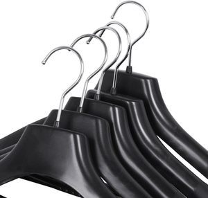 Sample Free Factory Cheap Wholesale Custom Logo Luxury Black <b>White</b> Suit Coat Shirt Non Slip Plastic Hangers for <b>Wardrobe</b> - Product Image 6