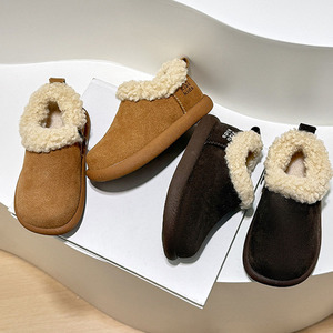 Bottes d'hiver pour enfants 2025 Nouveau style Bottes de neige épaisses isolées de style <span class=keywords><strong>Birkenstock</strong></span> pour garçons et filles, Chaussures chaudes pour filles - Product Image 6