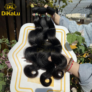SV DKL 100% ekstensi rambut manusia gelombang tubuh bundel Brasil Virgin gelombang dalam longgar & ikal Italia gaya alami - Product Image 2