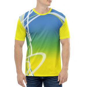 High Quality Cotton T Shirts for <b>Men</b> round Neck Short Sleeves Customized Sublimation Printing Latest Design with Solid Pattern - Product Image 1