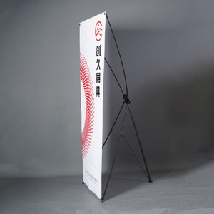 Venta al por mayor X Frame Stand Display <span class=keywords><strong>Banner</strong></span> Tamaño 60*160 cm 80*180 cm X <span class=keywords><strong>Banner</strong></span> Stand ajustable para la venta de <span class=keywords><strong>hamburguesas</strong></span> - Product Image 6