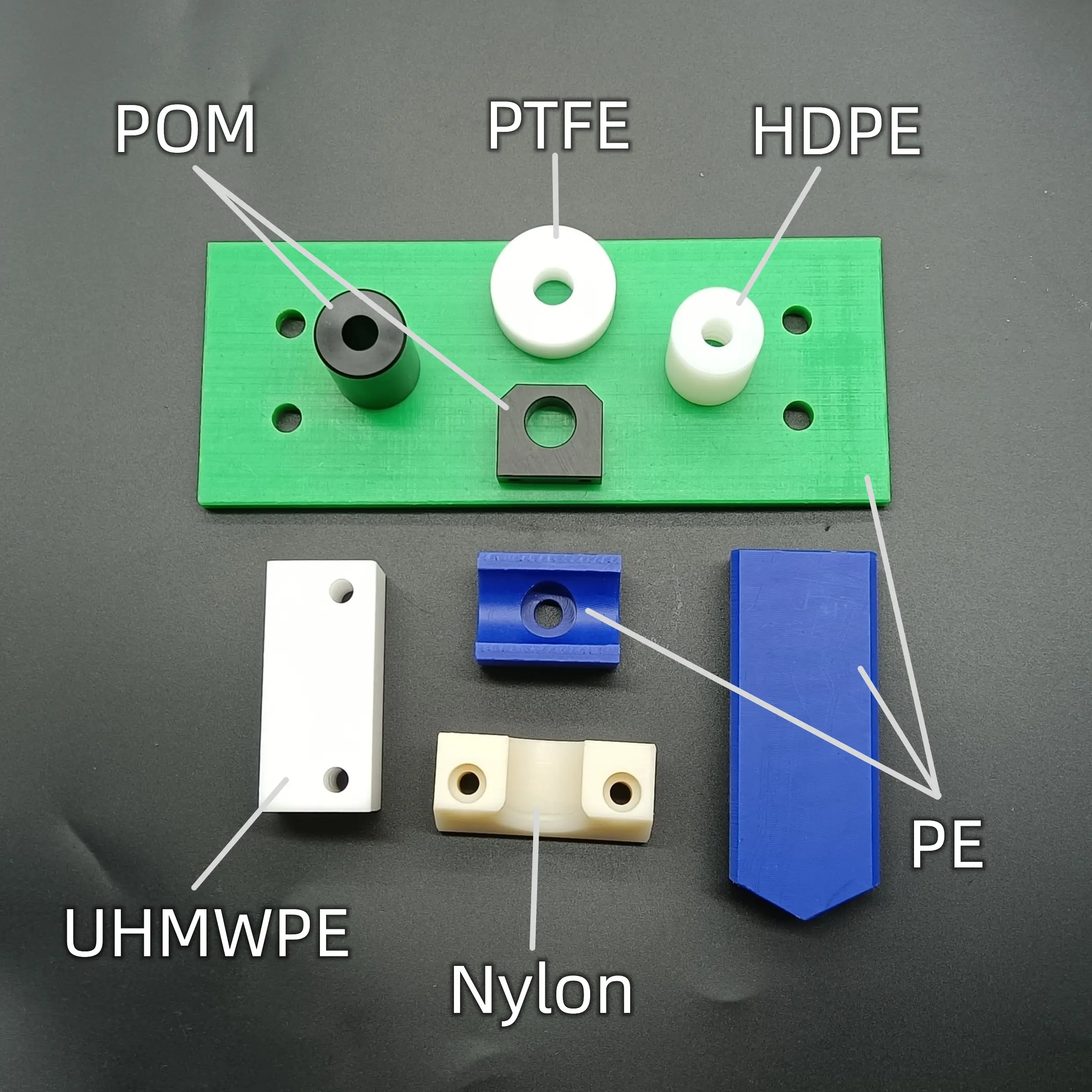 Hochwertige Polyethylen platte/ABS/MC Hartplastik-Nylon platte Platten schneid teile, unregelmäßige Kunststoff teile.