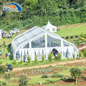 Hot bán 20x25m 20x30m 20x40m đường cong hình dạng lều không thấm nước tán sang trọng ngoài trời đám cưới lều cho 500 người - Product Image 4