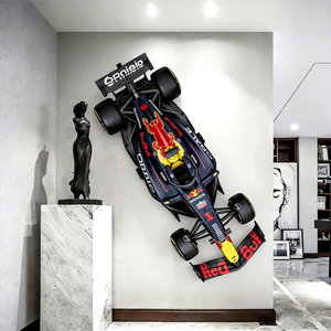 Scultura in Vetroresina di Auto <span class=keywords><strong>da</strong></span> Corsa F1 a Grandezza Naturale, Decorazione Moderna per Interni, <span class=keywords><strong>Design</strong></span> Artistico Personalizzato - Product Image 1