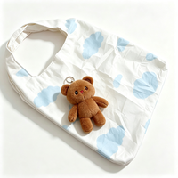 Sac en peluche personnalisé mignon et fonctionnel, sac en peluche portable, durable, léger, pliable, écologique, réutilisable, jouets en peluche personnalisés