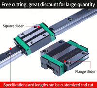 GHH20CA Guides linéaires à billes en acier Chongyin HGR pour machine de fraisage CNC