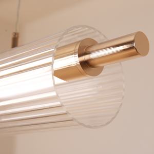 Post estilo moderno tira larga Oficina colgante luz Led Hogar Casa comedor restaurante lineal Led lámparas colgantes - Product Image 5