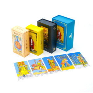 Carte dei Tarocchi Personalizzate all'Ingrosso, Logo Personalizzato, Carte Oracolo Stampate su Carta Artistica, Crea il Tuo Mazzo di Tarocchi - Product Image 2