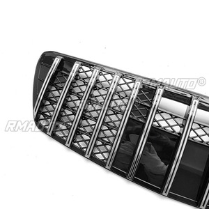 Bandes décoratives pour calandre de voiture, kit carrosserie, calandre avant pour Mercedes Benz Classe E W211 GT 2003-2005 - Product Image 4