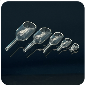 Bote de pesaje en <span class=keywords><strong>miniatura</strong></span> de vidrio, cuchara de pesaje de vidrio personalizada de alta calidad - Product Image 5