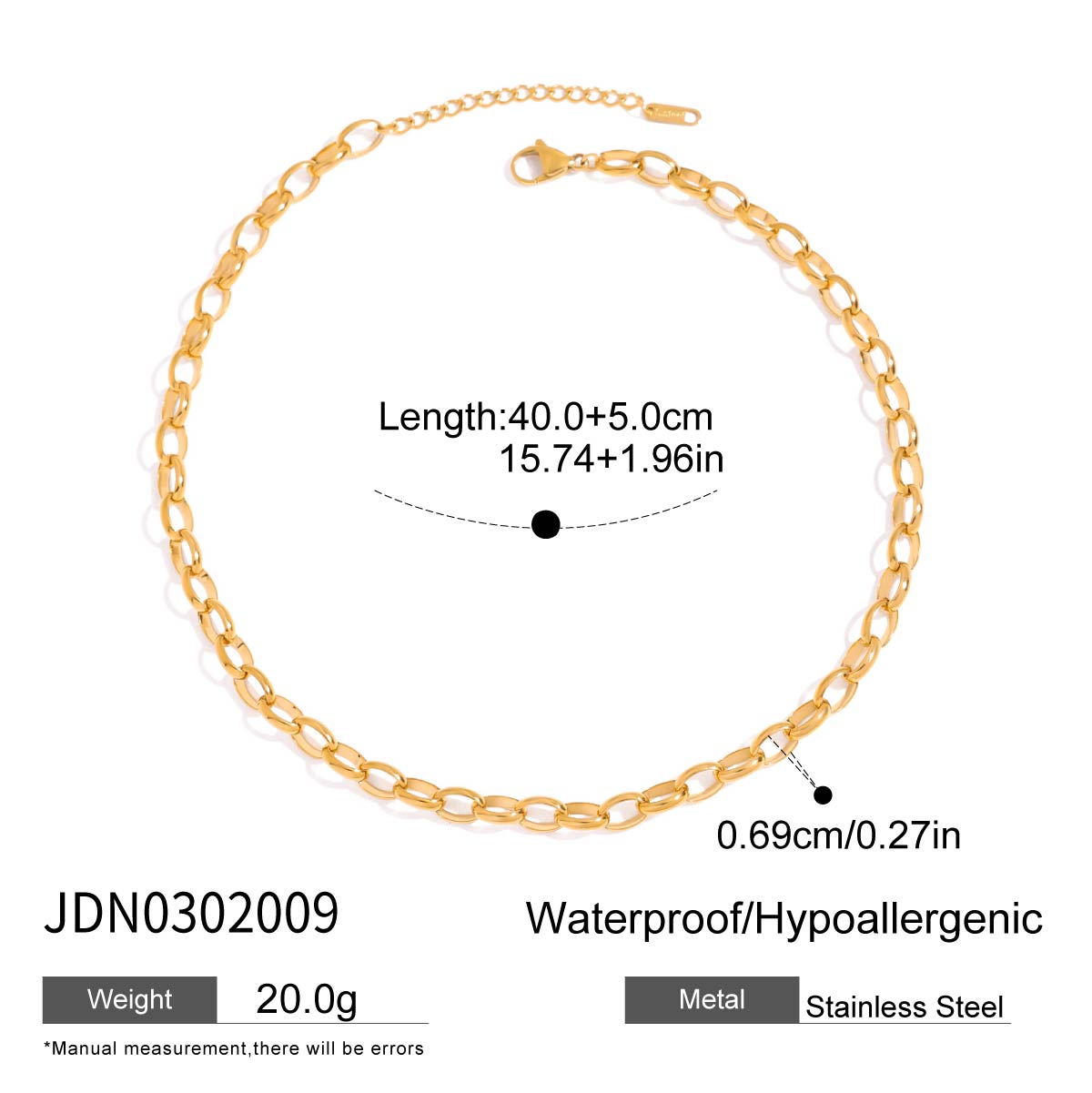18K Gold JDN0302009