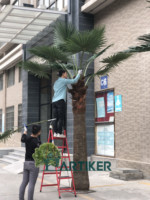 Pabrik Luar Ruangan Besar Plastik Buatan Pohon Palem Buatan Pohon untuk Dekorasi Luar Ruangan