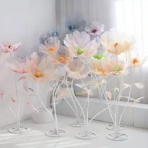 Hot Selling High Quality Artificial Wedding Paper Flower Silk Screen Flower Stage Decoration Props Handmade Wedding Decoration.