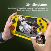 Console de jeu portable de poche R42 Pro WiFi Edition avec écran IPS de 4,3 pouces, Arkos 2.0, RK3326, double puce RAM, 64 Go, 128 Go