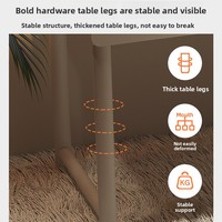 Bureau de chambre pour filles YQ - Commodes et bureau en MDF, simple, pour étudiants, usage domestique/bureau, appartements locatifs
