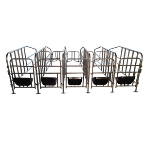 Lit d'élevage de porcs galvanisé nouvel état Plancher de caisse de gestation galvanisé pour mère <span class=keywords><strong>Cages</strong></span> pour animaux de ferme de truie de porc pour la vente au détail - Product Image 1