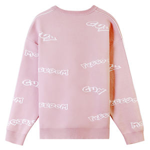 LOGOTIPO personalizado OEM y ODM Hombres Suéter de cuello redondo de punto de manga larga de punto de moda Suéter de punto de los hombres - Product Image 2