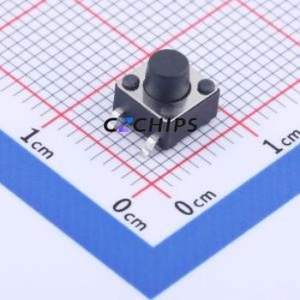 K2-6639SP-E3SC-04 Tactile Switch SMD-4P,6x6mm Switch 1.8N Vertical Mount 6mm 6mm - Product Image 1