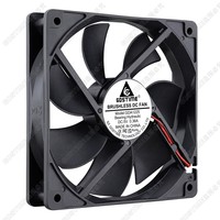 Ventilateur Gdstime GDA1225 5-48V Étanche IP67/IP68 DC 120x120x25mm à Roulement à Billes, Refroidisseur d'Extraction Grande Vitesse pour Boîtier d'Ordinateur
