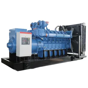 yuchai 300KW 375KVA Diesel natural gas generator ats amf 800kw 1000kva silent type plate heat exchanger CHP parallel operation