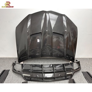 Topcar Style Dry Carbon Body Kit for Lambo URUS 2018-2019 Hood <b>Diffuser</b> Lip Spoiler Side Skirt Fender Flares Mirror Cover - Product Image 6
