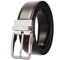 Ceintures en cuir véritable pour hommes ZK707-1, prix de gros, logo personnalisé, boucle à ardillon réglable, style décontracté et professionnel.
