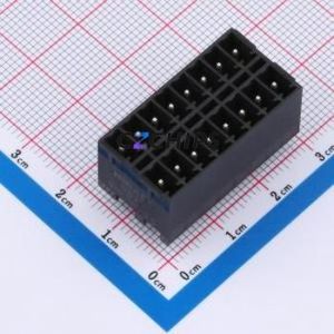 DB2EVHB-3.5-2*8P-BK Plug-in Terminal Block Through hole,P=3.5mm Connector Board-to-Board / Socket - Closed 2x8P 3.5mm Black - Product Image 1