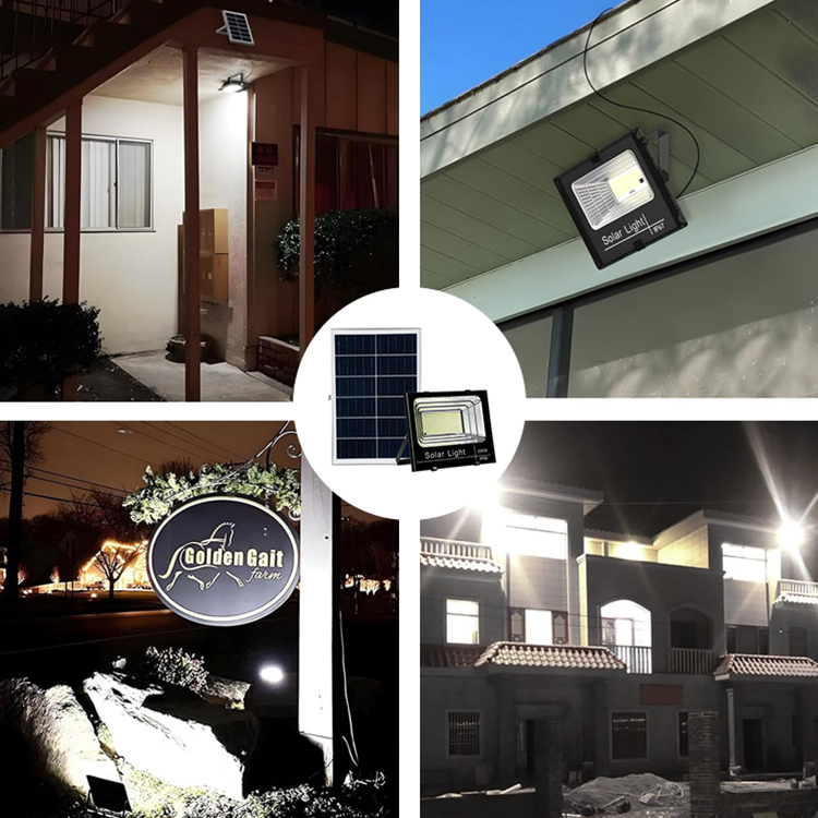 New Arrival IP67 Waterproof Outdoor Solar Power Flood Light 25W 300W Aluminium SMD LED Chip for Garden 40W 60W 100W 200W Options · image 5