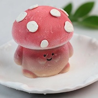 Moule à pâtisserie en silicone en forme de champignon mignon