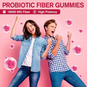 High Quality Promote Digestive Health Fiber Promote Digestion Probiotic & Vitamin C Blend Fiber <b>Gummy</b> <b>Candy</b> - Product Image 2