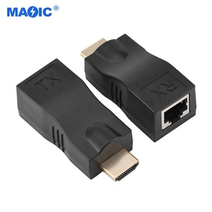 Repetidor Extensor de Rede <span class=keywords><strong>HDMI</strong></span> para RJ45 1080P por Atacado para PS3 TV PC Projetor Computador para <span class=keywords><strong>HDMI</strong></span> sobre Cat 5e Cat 6 30M - Product Image 3