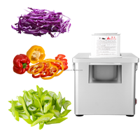 Machine à découper les légumes multifonctionnelle commerciale pour cantine, cuisine, pommes de terre, radis, oignons, tranchage, râpage, découpage en dés, frites ondulées