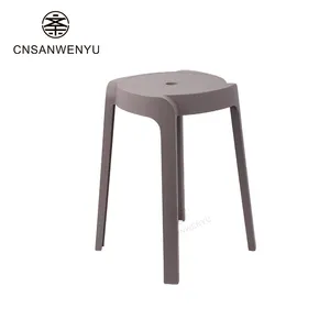 Wholesale High Quality Colorful Plastic Stool Easy Carrying Pinwheel Windmill High Stool Dinner Chair For Event