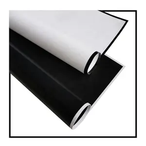 Manufacturer wholesale custom white and black cellophane waterproof fresh flower wrapping paper sheets