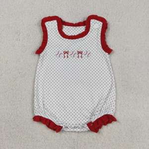 RTS - Mono de Bebé con Bordado de Lazo de Béisbol, 95% Algodón y Spandex, Mono Informal para Recién Nacidos - Product Image 2