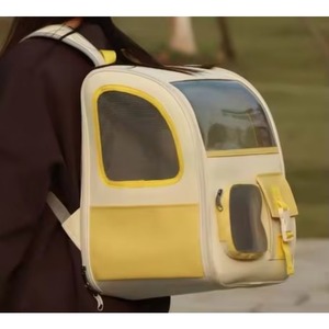 Muestra gratuita: Bolsa transparente portátil para gatos, ideal para viajes y paseos. - Product Image 2