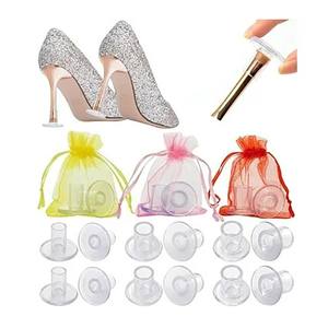 Protector de Zapatos para Fiestas de Boda al Aire Libre, Protectores de Tacón Transparentes para Mujer, Protectores de Tacón Alto para Bodas al Aire Libre - Product Image 3