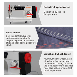 Easy to Operate Single Needle Computer Direct Drive Industrial Lockstitch <b>Sewing</b> <b>Machine</b> 550W - Product Image 2