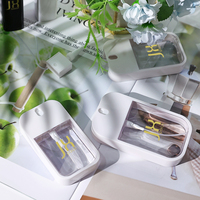 Botol semprot Mini parfum kotak ukuran saku 20 30ml botol kartu parfum saku isi ulang Mini