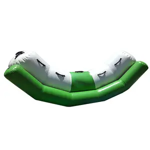Lustige Wasserspiele Guter Preis Adult Floating Infla table Water Seesaw PVC Wippe Rocker aufblasbar