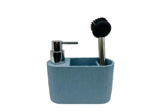 <span class=keywords><strong>Dispensador</strong></span> <span class=keywords><strong>de</strong></span> Jabón <span class=keywords><strong>de</strong></span> Cocina 3 en 1 con Diseño <span class=keywords><strong>de</strong></span> <span class=keywords><strong>Roca</strong></span>, <span class=keywords><strong>Dispensador</strong></span> <span class=keywords><strong>de</strong></span> Jabón Líquido con Bola <span class=keywords><strong>de</strong></span> Limpieza y Cepillo <span class=keywords><strong>de</strong></span> Acero Inoxidable Hecho <span class=keywords><strong>de</strong></span> Resina - Product Image 2