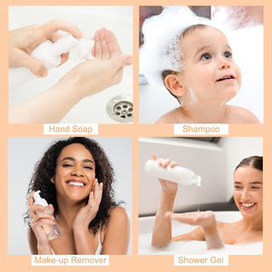 Hot Selling Emulsion Foam Mousse <b>Bottle</b> With Facial Wash Silicone Brush - Product Image 6
