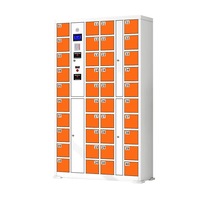 Système de reconnaissance faciale de pièce de monnaie de bureau en gros de haute qualité chargeant le casier de stockage de charge de téléphone portable intelligent