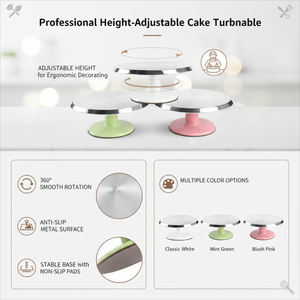 Легкая стабильная Бесшумная вращающаяся вертушка из алюминиевого сплава с нескользящим дном - Product Image 3