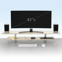 Soporte Elevador para Monitor de Computadora iMac con Organizador de Escritorio, Soporte Elevador para Laptop con Patas, en Existencia