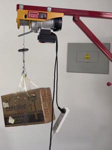 הנחת 5% על מנוף חשמלי 220V PA בעל כושר הרמה של 1200 ק\\\"ג, מנוף חשמלי מיני עם שלט רחוק אלחוטי, מנופים חדשים עם כבל פלדה, מנוף לוחות גבס - Product Image 4