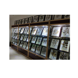 Titanium alloy glass <b>display</b> <b>cases</b> for jewelry, cosmetics, and gifts; glass shelves for supermarkets. - Product Image 5